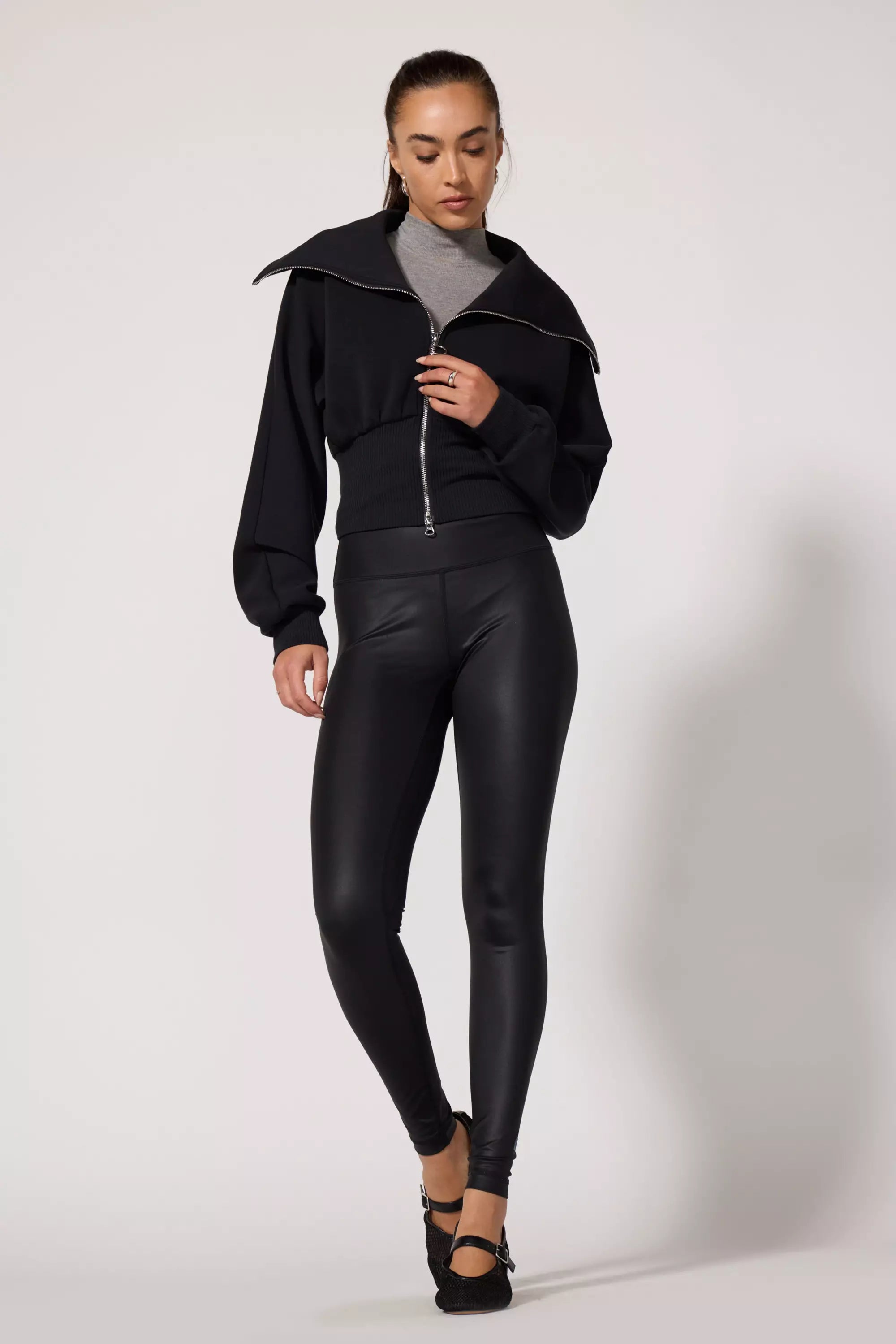 Dreamweave™ Corset Full Zip - Jet Black