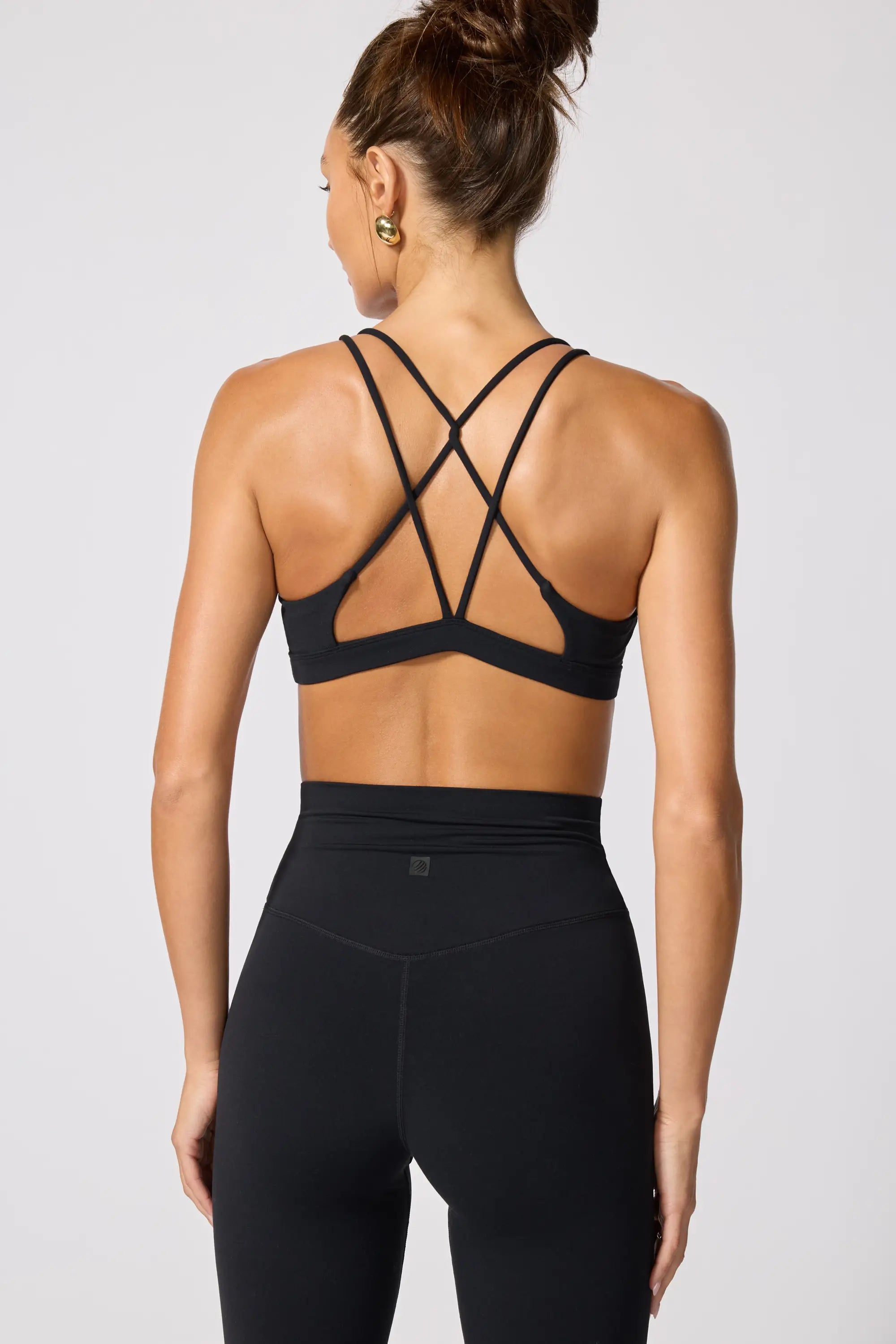 Cloud Strappy Bra - Black