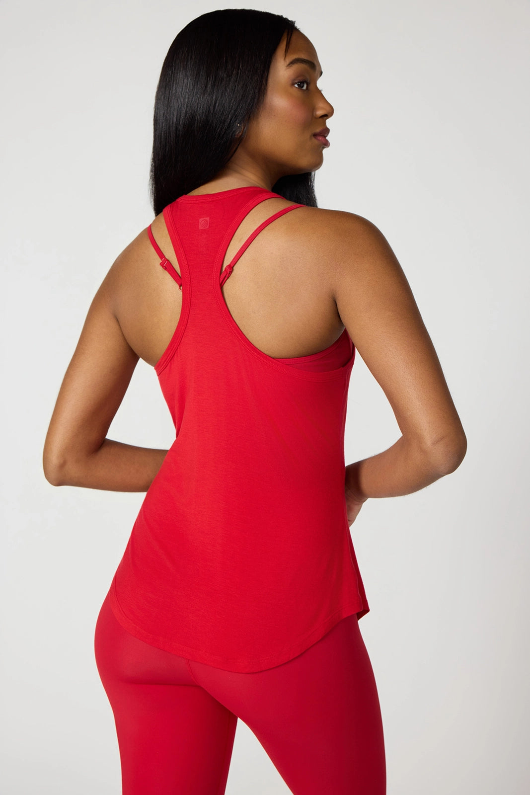 Breeze Racer Tank - Haute Red