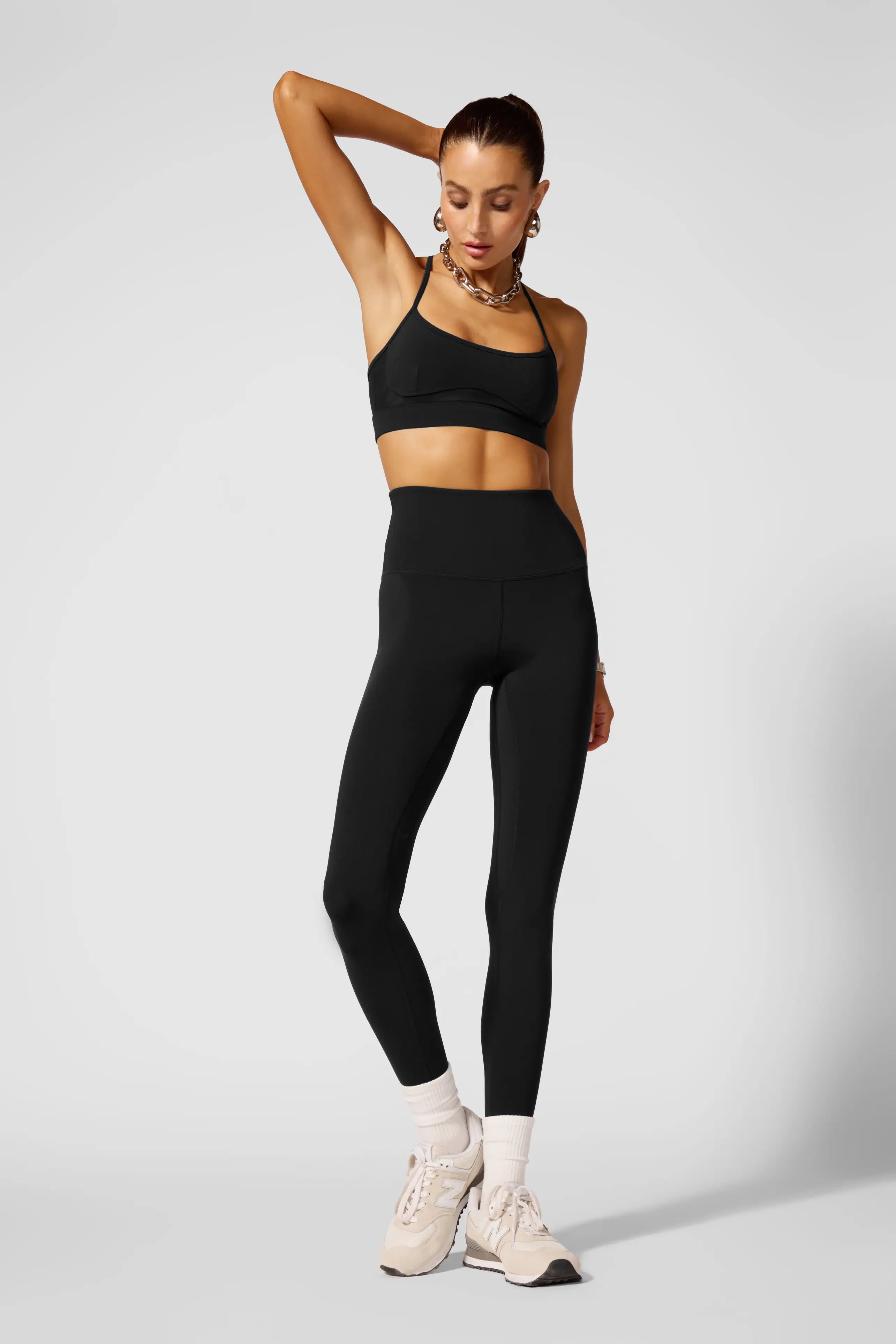 Sculpt Cross Back Bra - Black