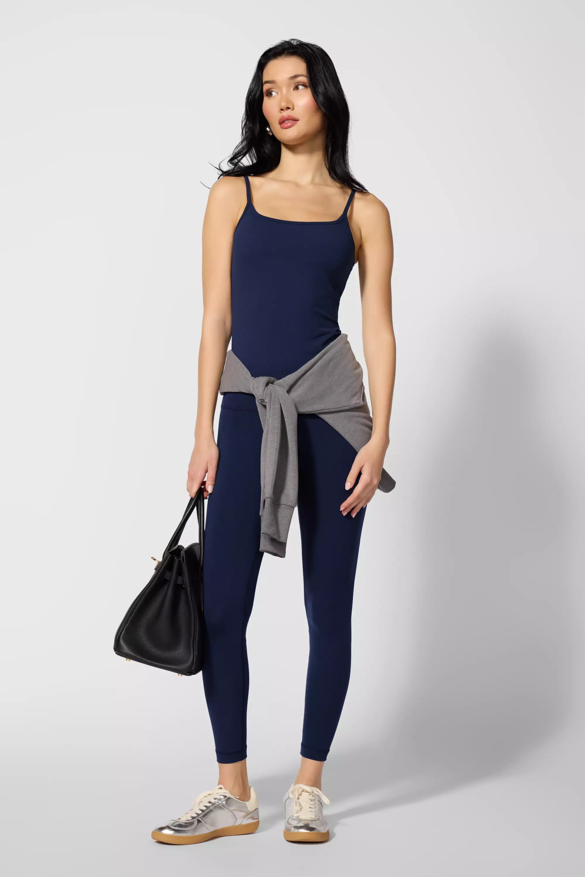 Cloud Strappy Tank with Support - Navy Blazer