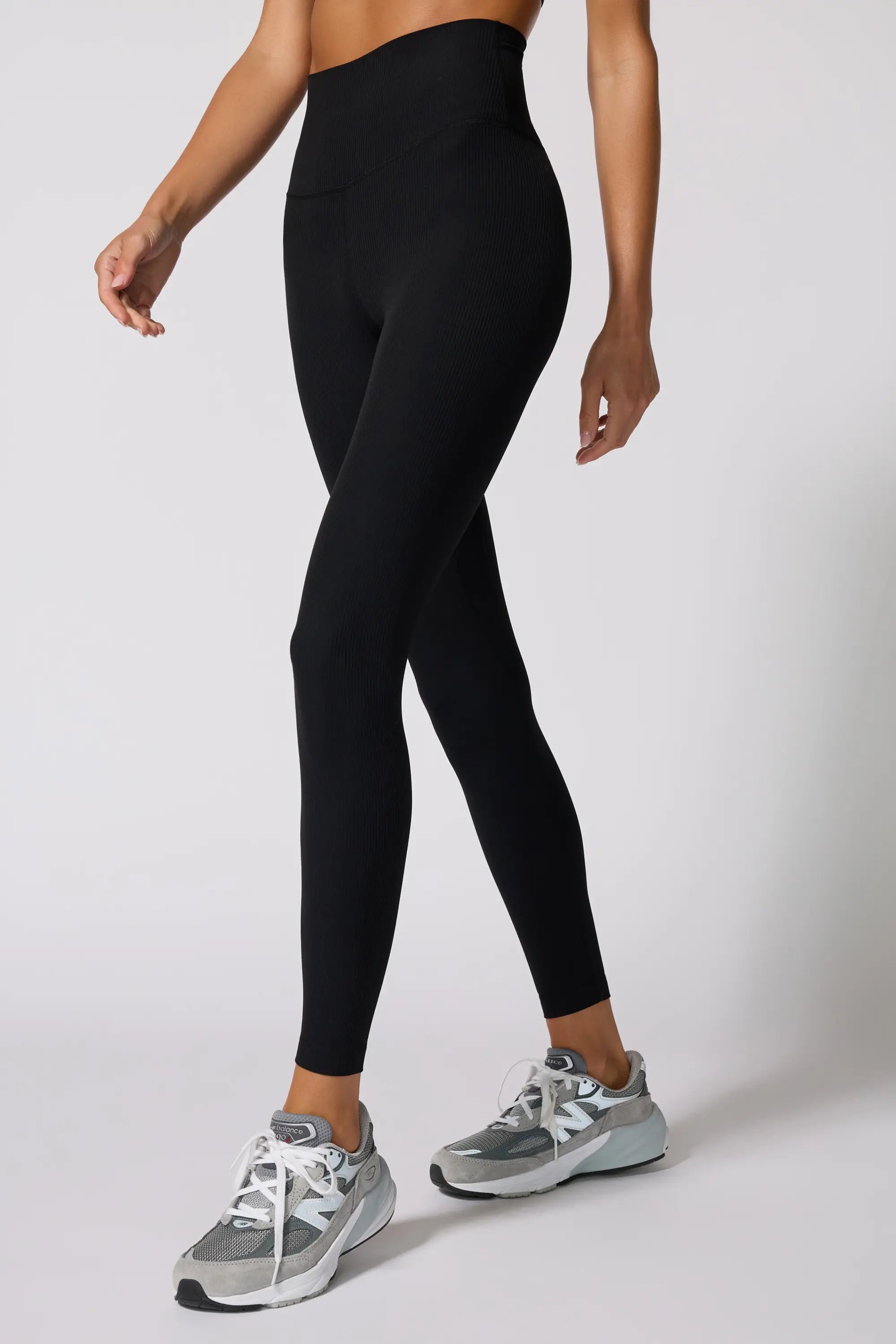 Ribbed Legging - Black