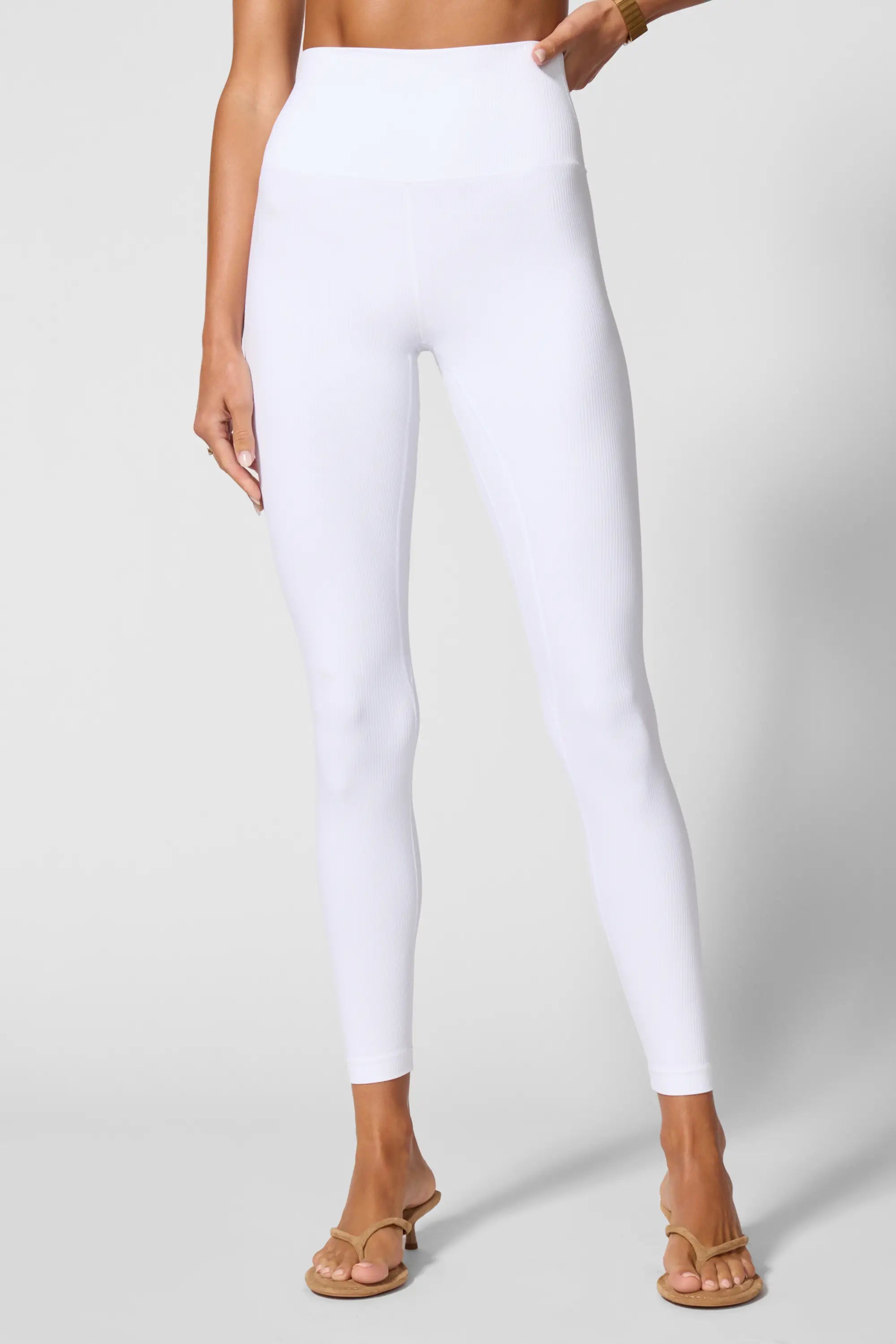 Ribbed Legging - Brilliant White