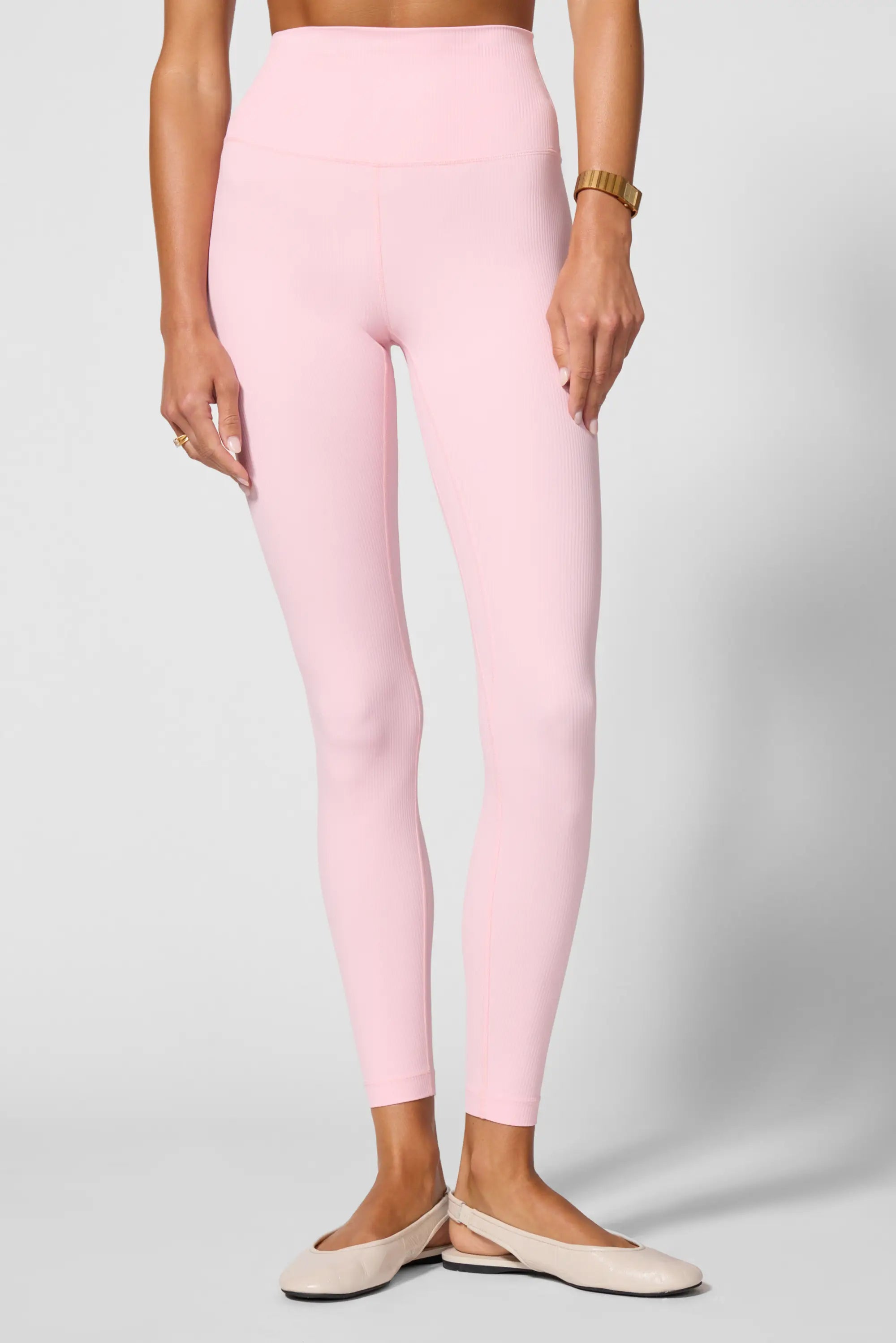 Ribbed Legging - Baby Pink