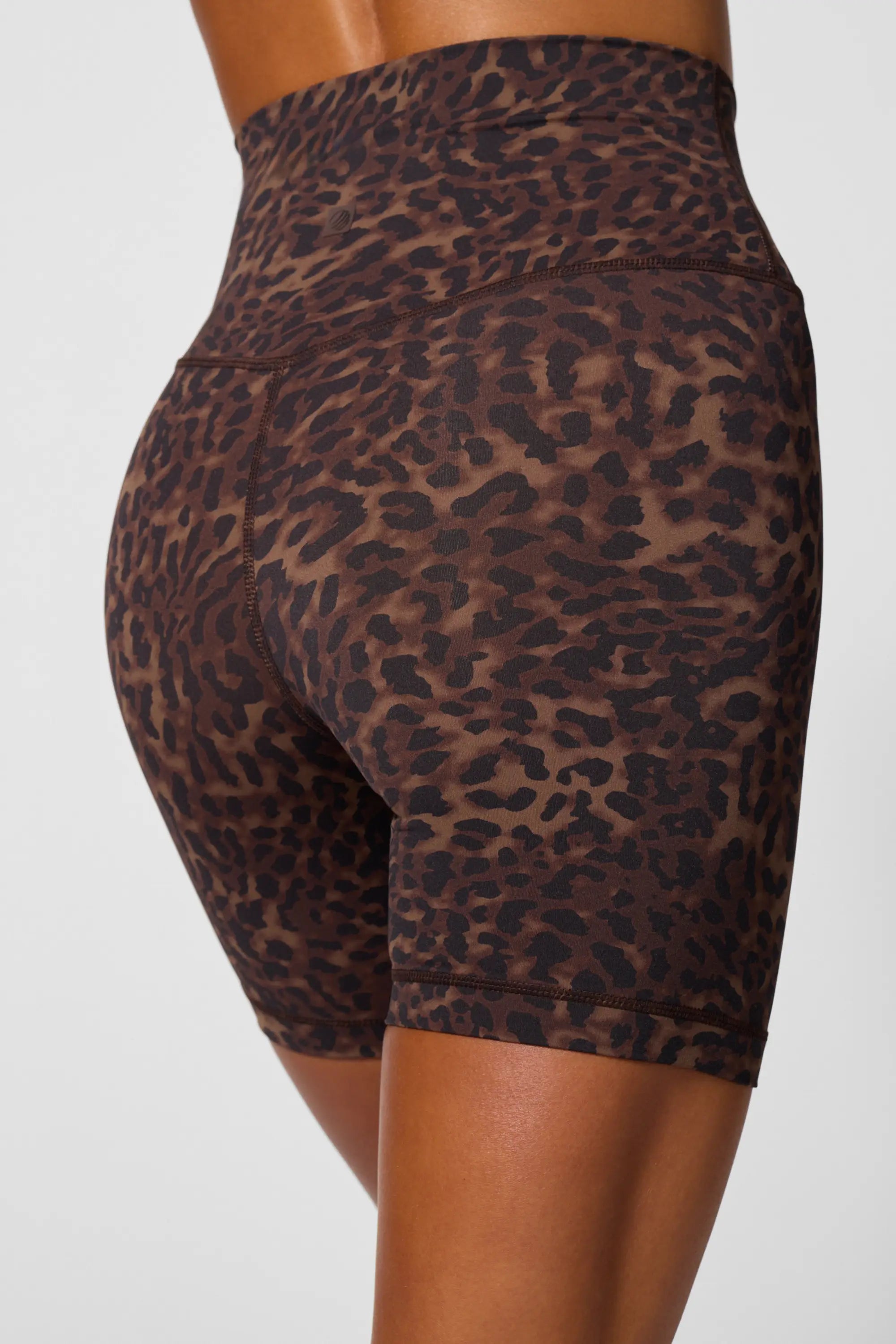Cloud Printed Short - Caribou Leopard