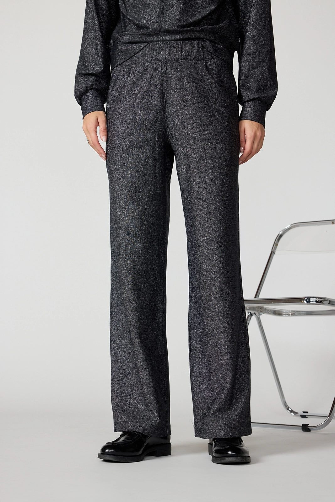 Shimmer Pant - Black/Silver