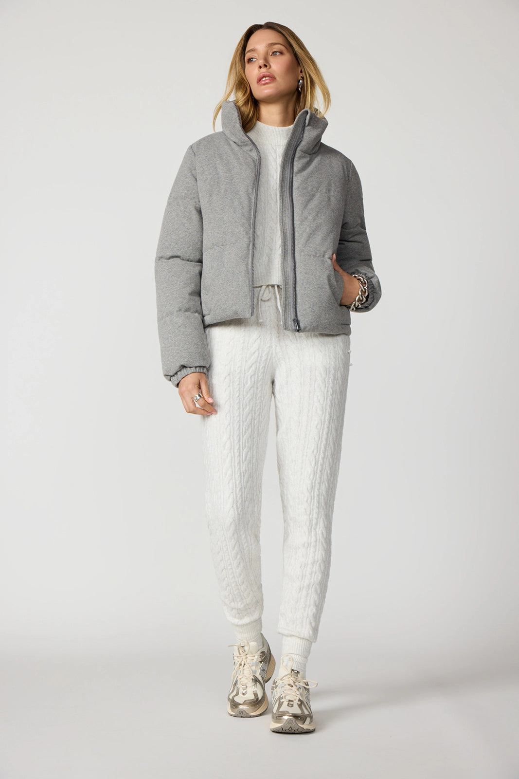 Heathered Jacket - Htr Steel Grey