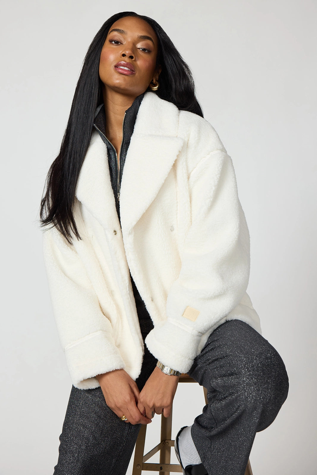 Berber Biker Jacket - Vanilla