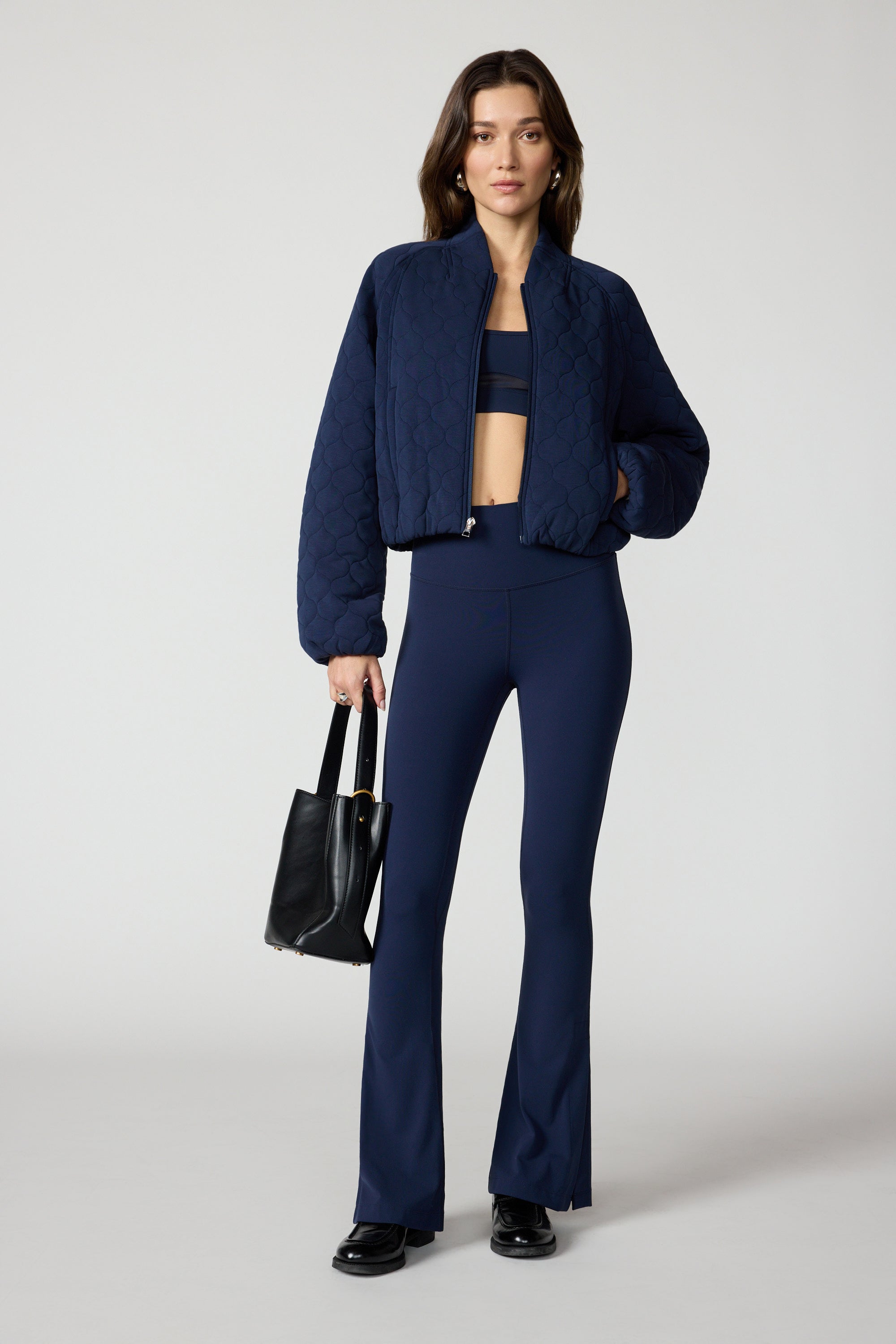 Dreamweave™ Quilted Jacket - Navy Blazer