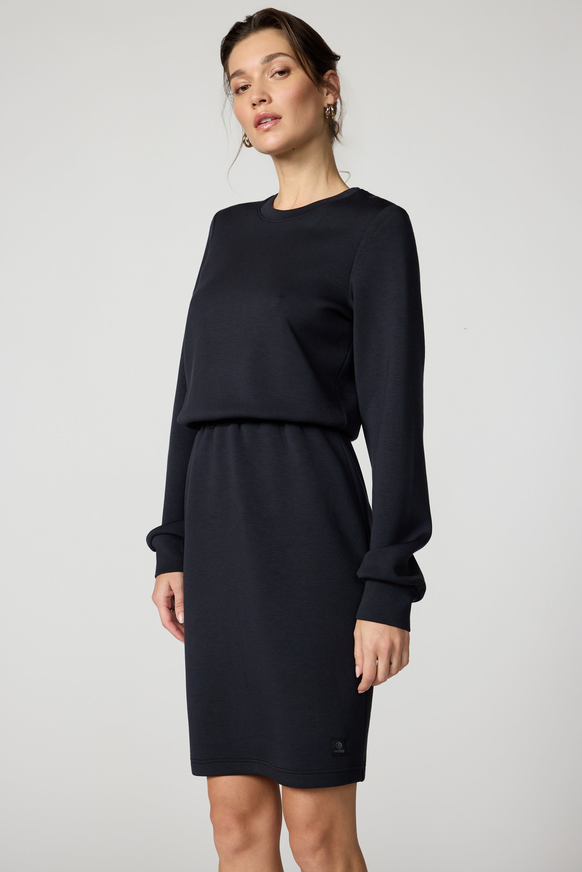 Dreamweave™ Long Sleeve Dress - Black