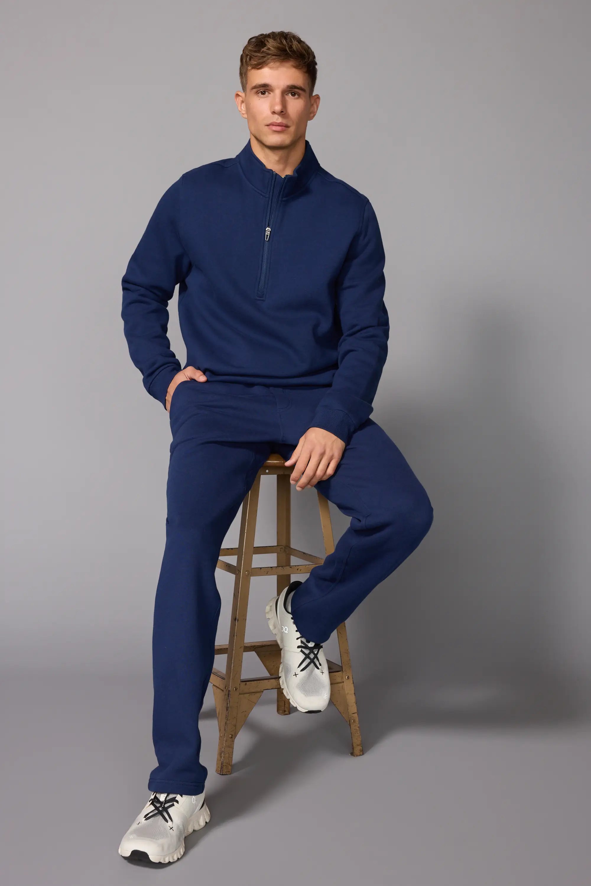 Men's Luxefleece 1/4 Zip - Navy