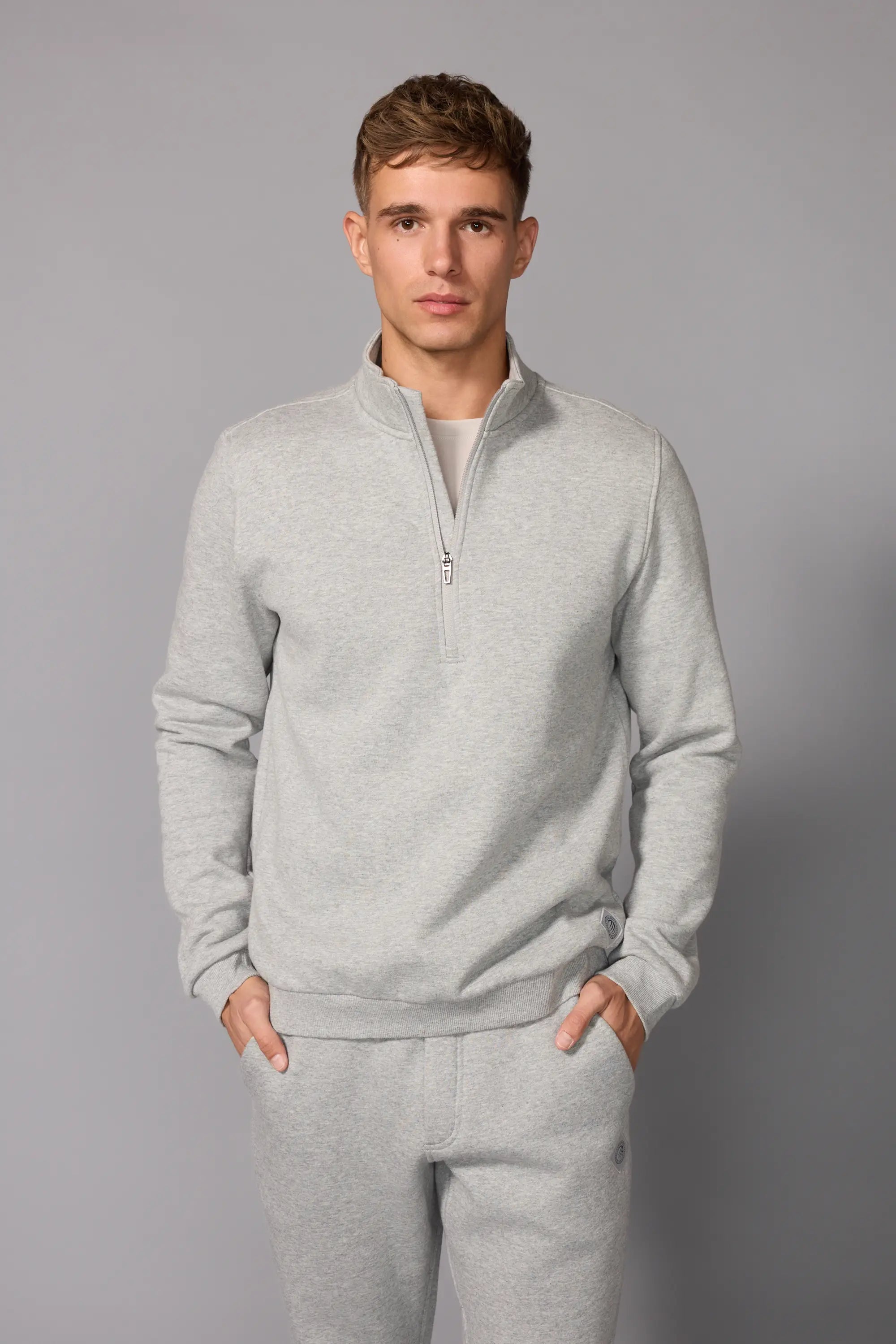 Men's Luxefleece 1/4 Zip  - Htr Concrete