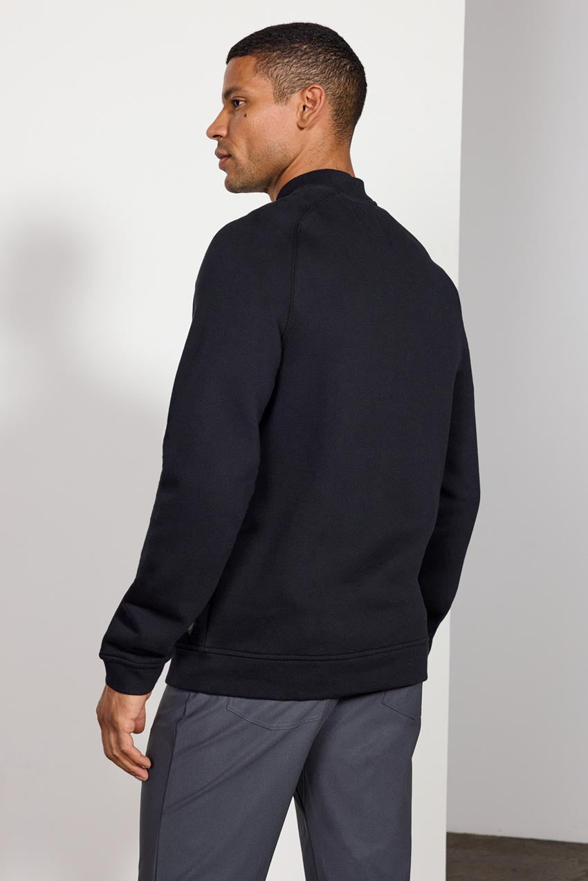 Men's Luxefleece Bomber Jacket - Black