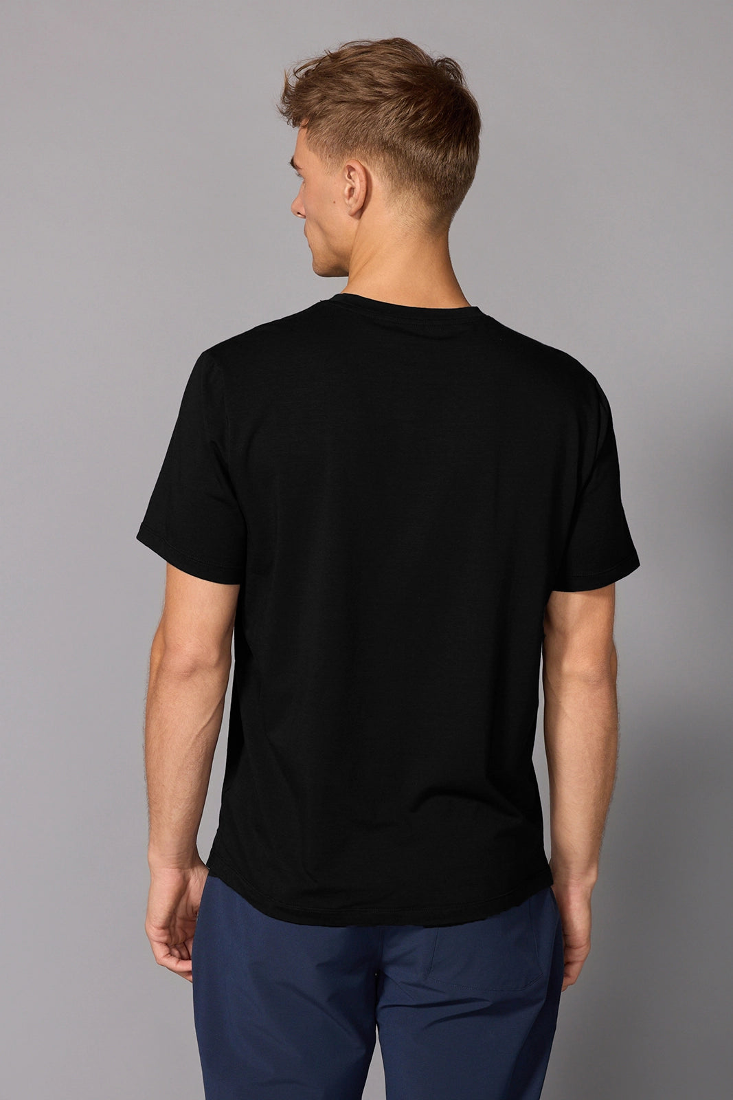 Pima Cotton Tee - Black