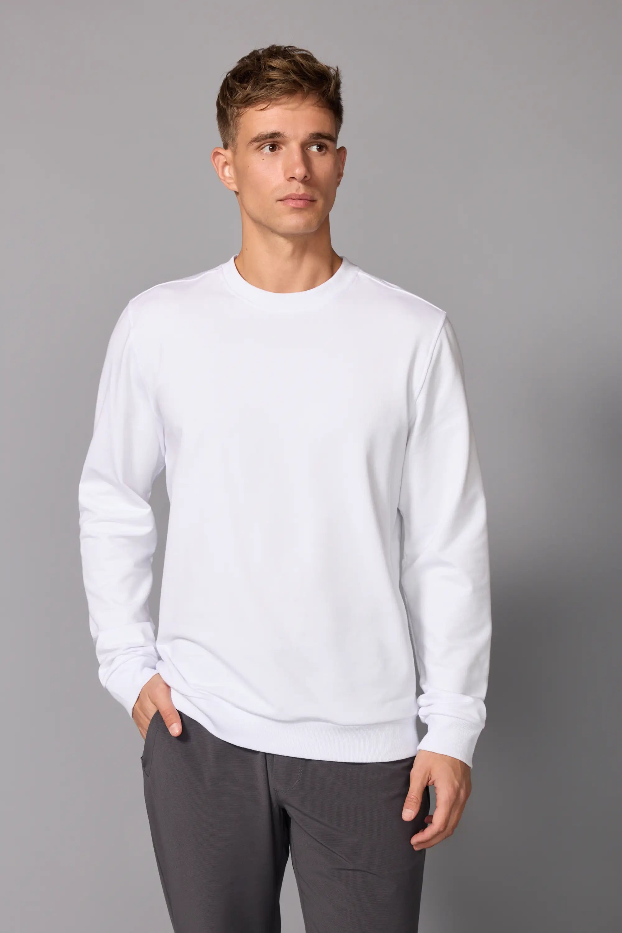 Men's Luxefleece Relaxed Sweatshirt - Brilliant White