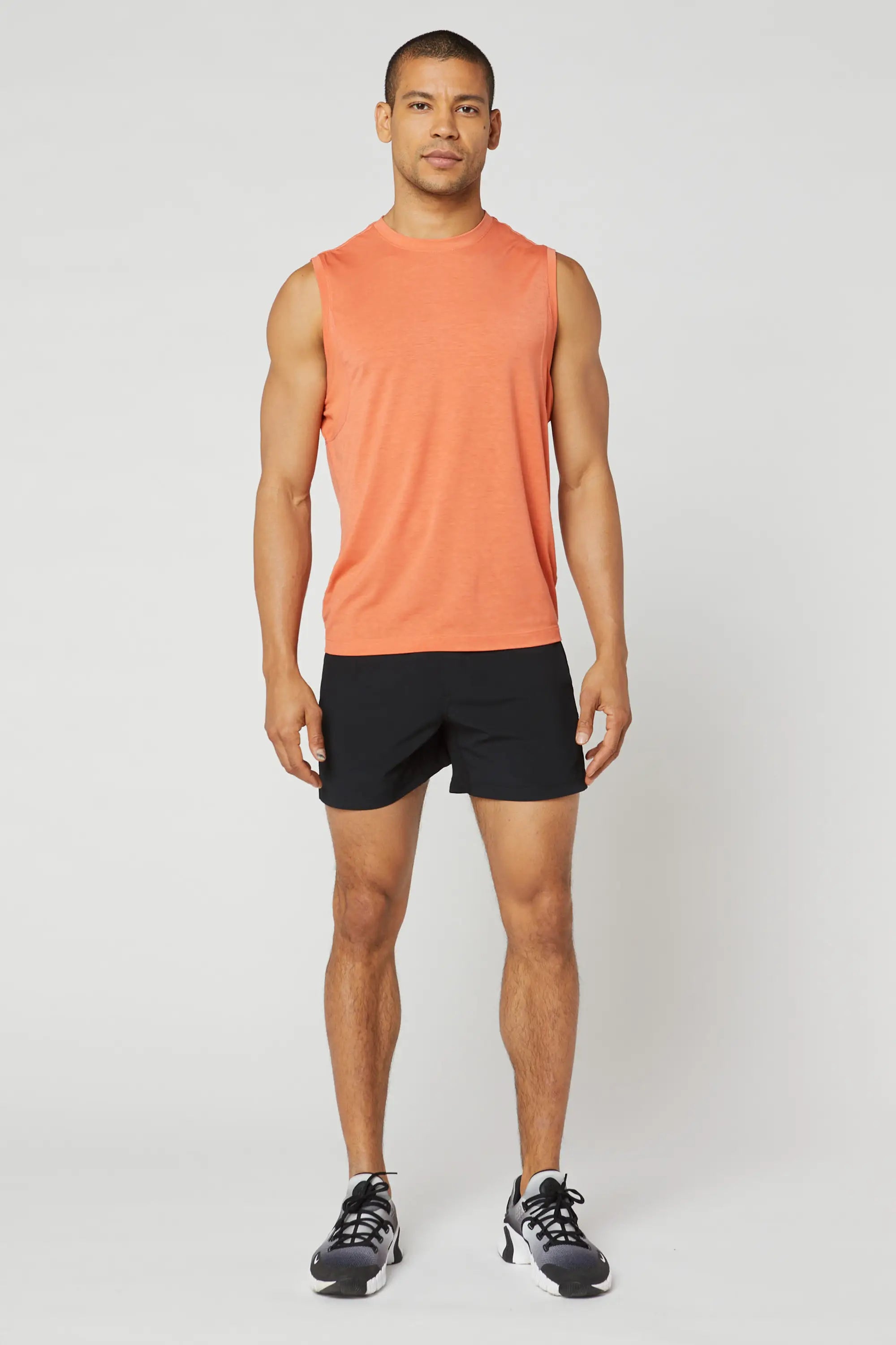 Stride Swim / Sweat Short with Liner - 5" - Black