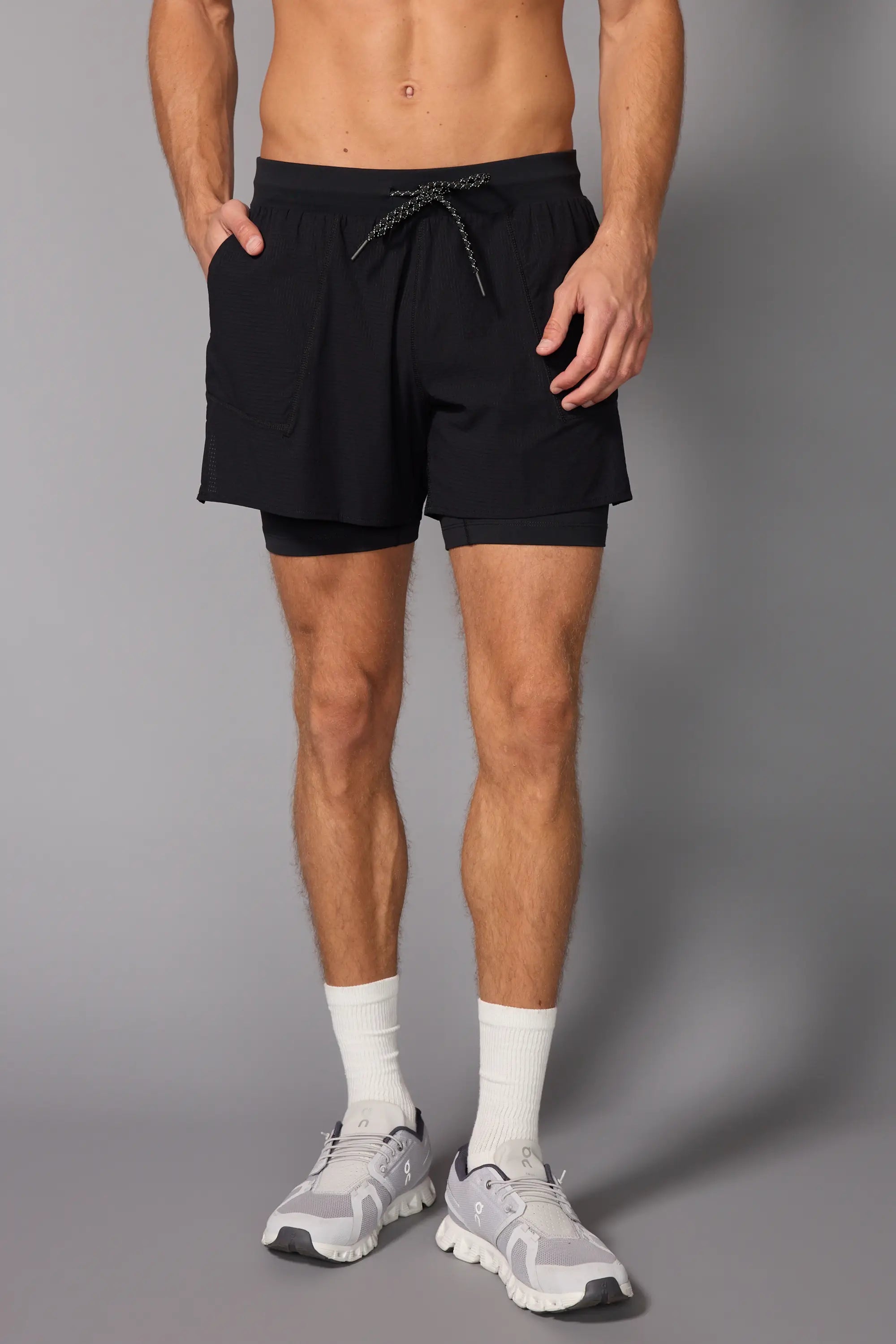 Aerate Run Short - Black