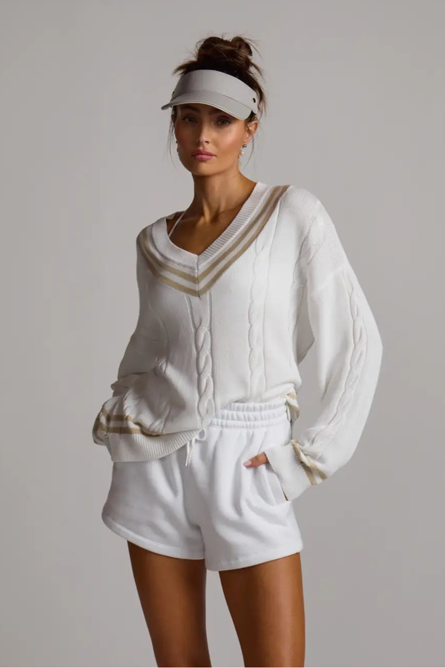 Luxefleece Sweat Short - Brilliant White