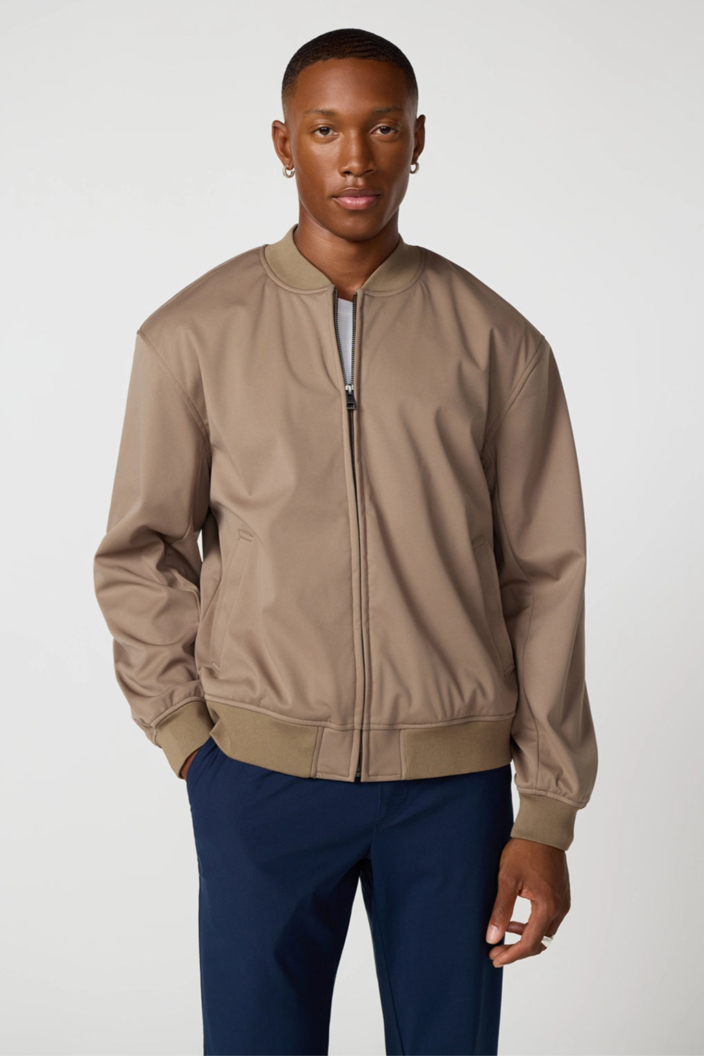 Men's Bomber Jacket - Caribou