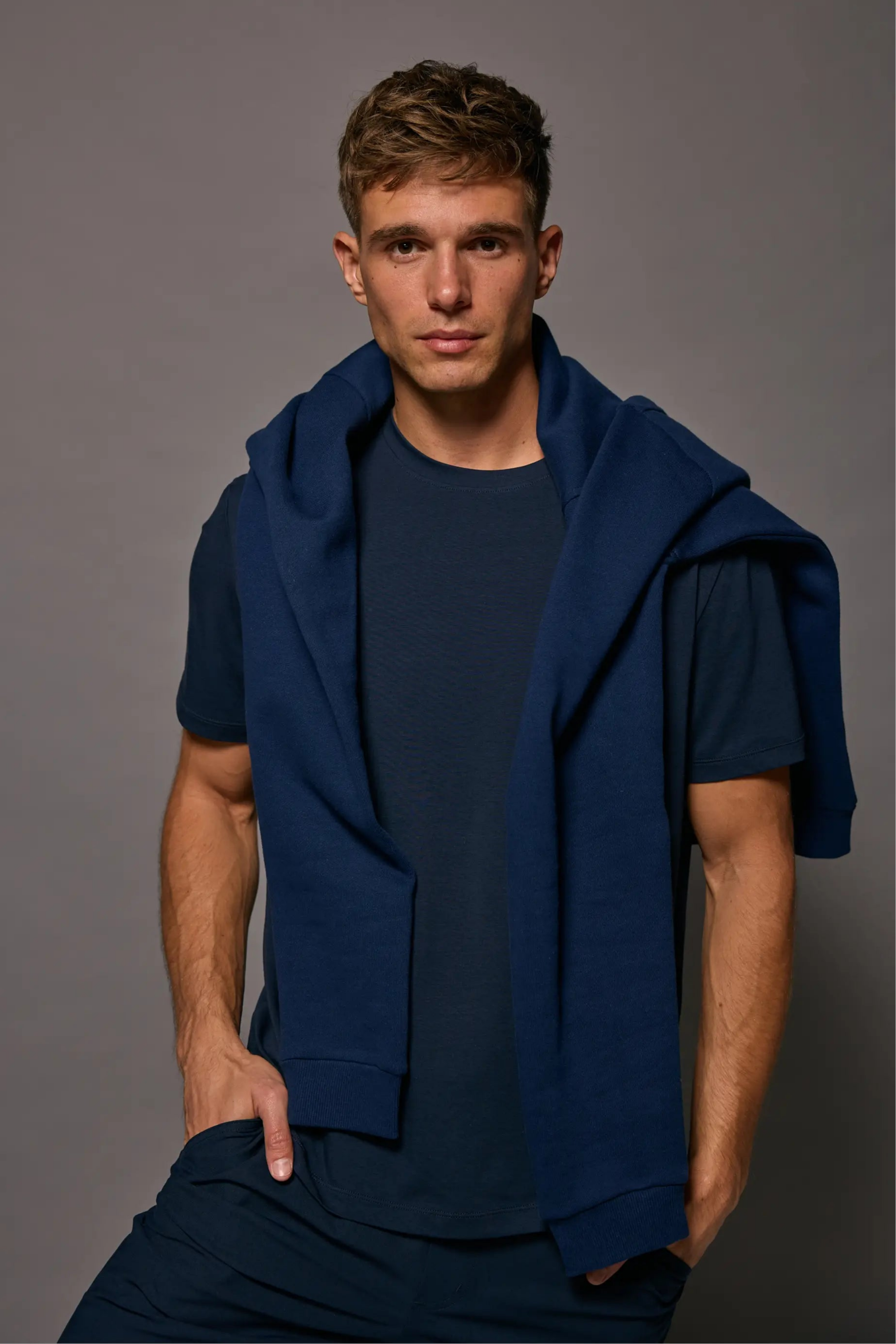 Pima Cotton Tee - Navy Blazer